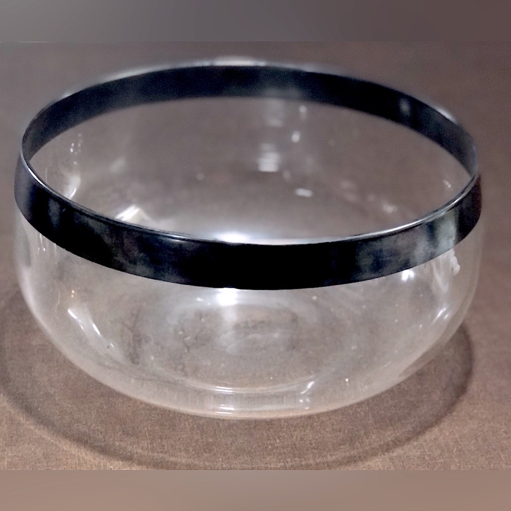 Silver band Dorothy Thorpe Salad Bowl